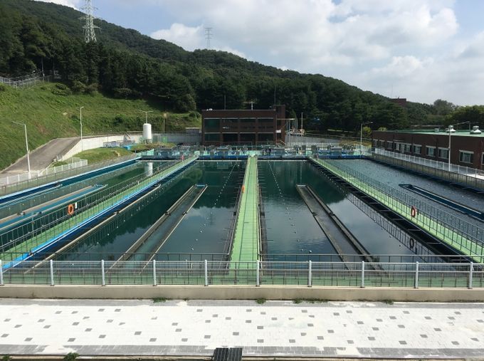 군포정수장침전지