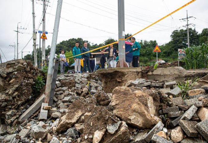 연천군, 집중호우 피해복구 총력