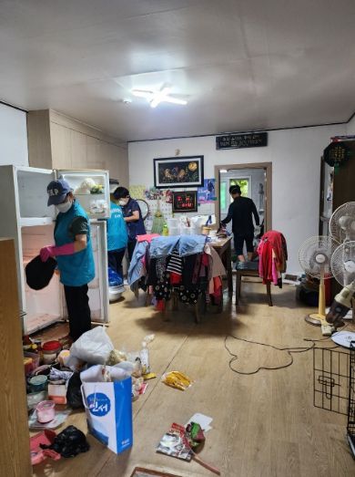 신서면지역사회보장협의체 ‘취약계층 방역소독사업’ 실시