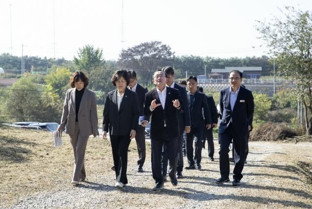 국가보훈부장관 연천군 유엔군 화장장 현장방문