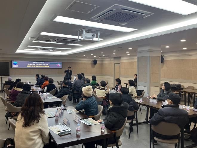 의정부시, 추동 숲정원 시민참여단 사전교육 실시