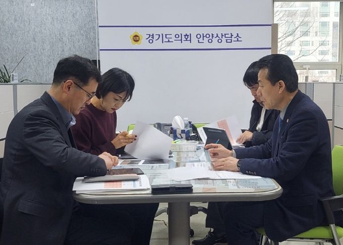 경기도의회 김성수의원, 도로 등 융설(열선)시스템 설치 관련 정담회 가져