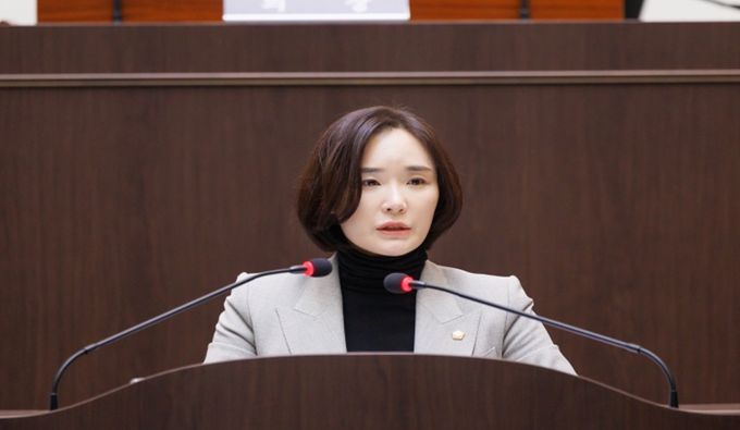 보호수 조례를 발의한 광주시의회 최서윤 의원