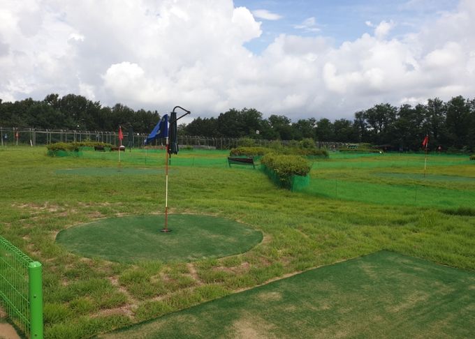 환경개선사업을 마친 정발산파크골프장