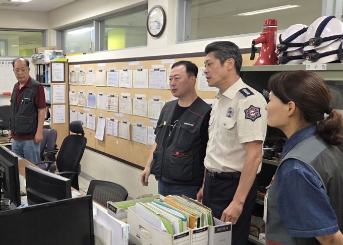 남부소방서, 명절 대비 대형 판매시설 안전지도