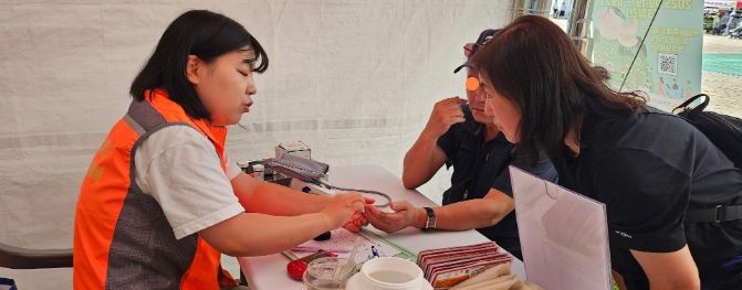 축제도 건강하게! 남부건강생활지원센터, 걷기챌린지와 건강상담 실시