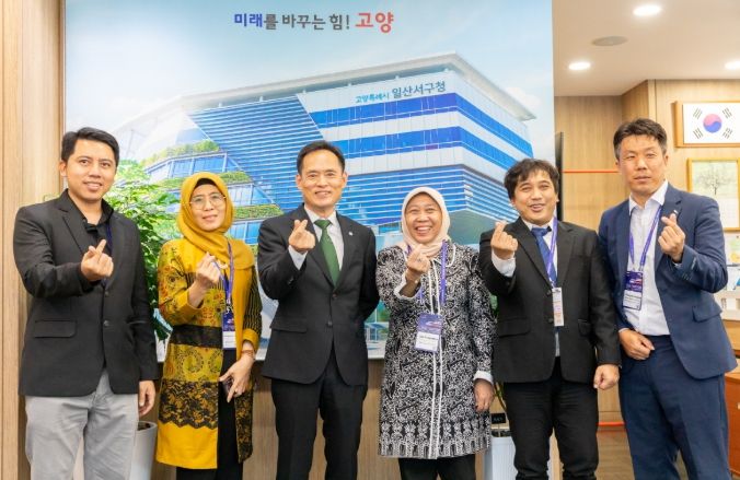 UCLG ASPAC 참석 인도네시아 동자바주 대표단, 고양시 일산서구 녹지조성 사례 벤치마킹 방문