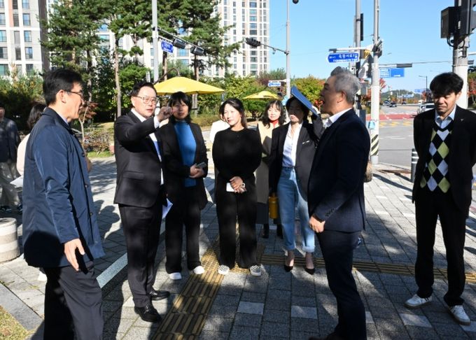 양주시, 연푸른초등학교 안전한 등하교 관련 현장점검·학부모 간담회 실시