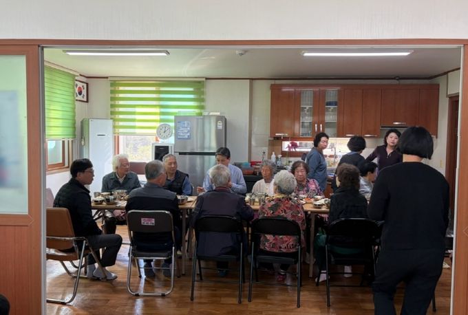 청양군, 경로당 무상급식 시범사업 점검 실시