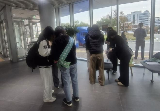 수원시 영통구, 아주대 기숙사 학생 대상 인구주택총조사 참여독려