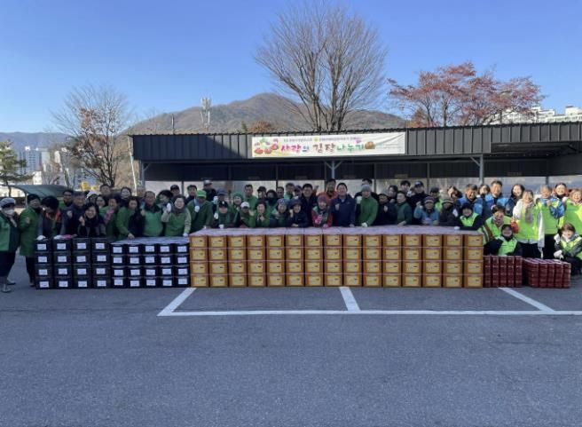 가평 청평면, 취약계층에 사랑의 김치 전달