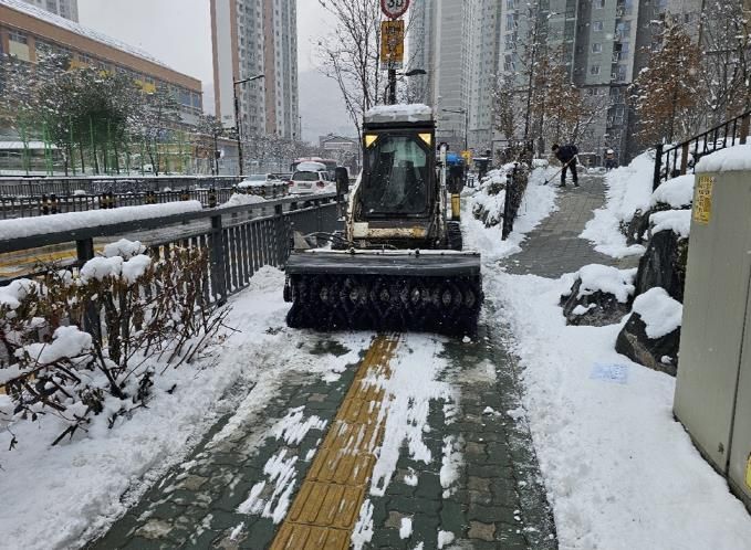 의정부시 송산3동, 주민 불편 최소화 위해 겨울철 대설 대비 총력