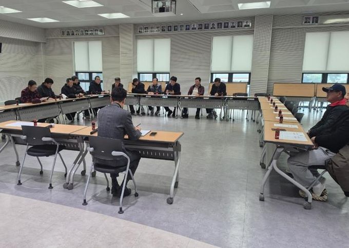 '25 ~'26년 안성시 미양면 마을제설단 운영 간담회 개최