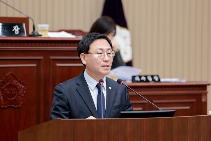 구리시의회 김성태 부의장, 5분 자유발언