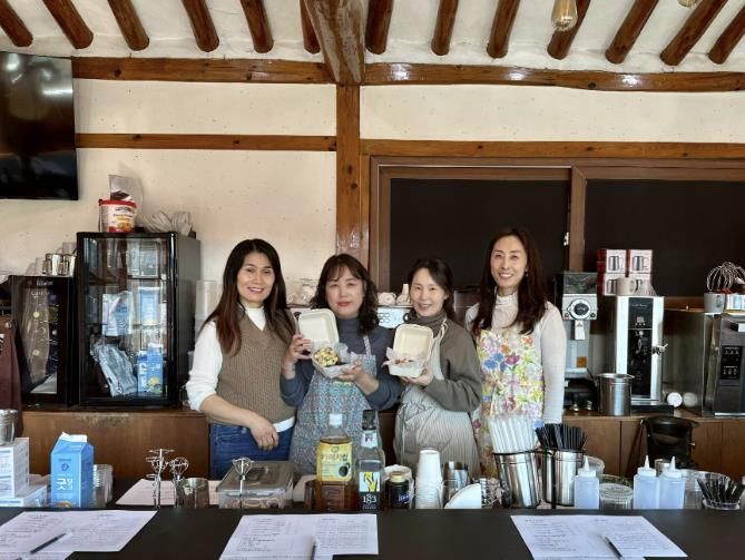 신평면 마을카페 시음회 및 교육