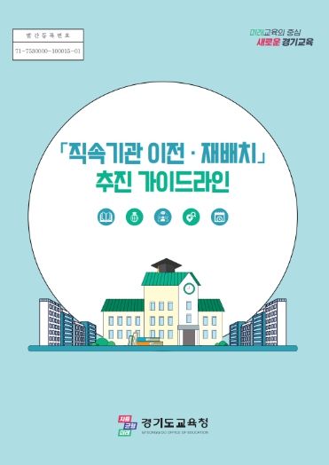 ‘직속기관 이전‧재배치 추진 가이드라인’ 표지