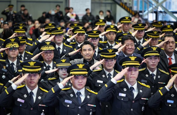강원소방학교 졸업식(김진태 도지사-강원소방학교)