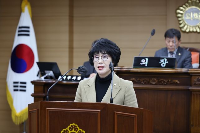 부여군의회 박순화 의원 5분 발언