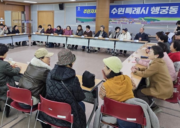 수원시 팔달구 행궁동, 2월 2차 통장협의회 회의 개최