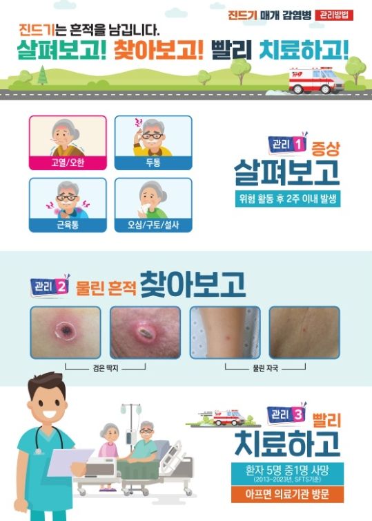 진드기 매개 감염병 관리방법 카드뉴스