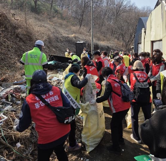 광명7동, 봄철 산불 예방 위해 민·관 합동 캠페인 전개