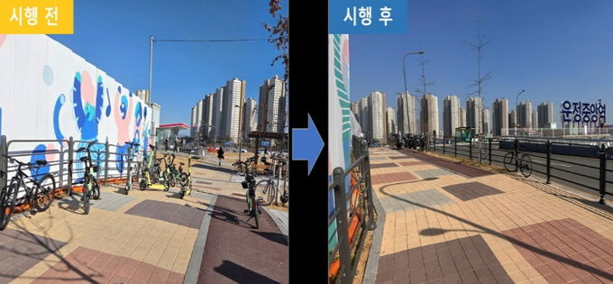 파주시, 개인형 이동장치 지정주차제 시행 한 달… 보행환경 개선 효과 톡톡