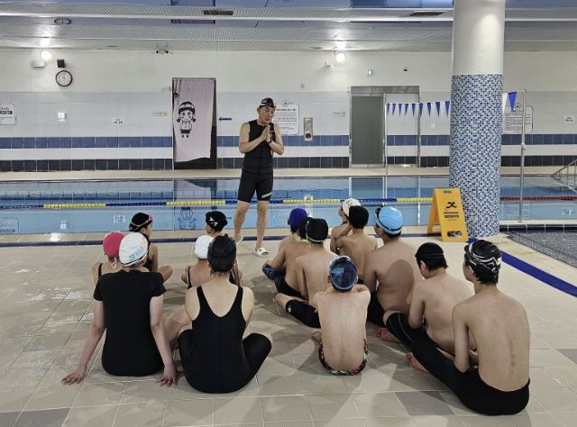 태안군가족공감센터 내 어린이수영장 모습.