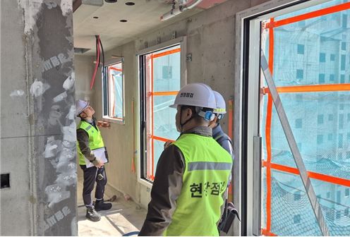 골조공사 중 공동주택 품질점검 도입