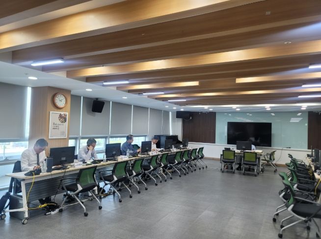 15일부터 22일까지 진행되는 2025회계연도 교육비특별회계 세입·세출예산 결산검사 모습